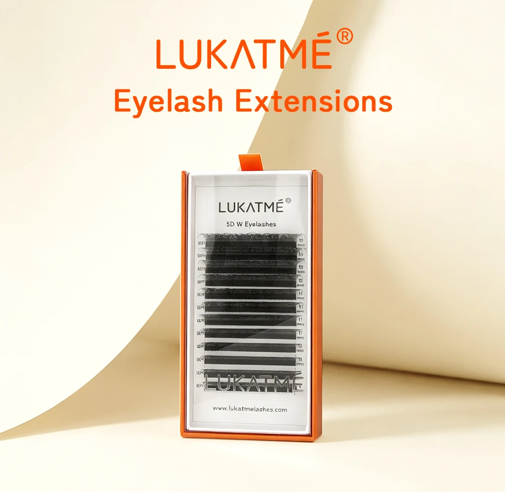 LUKATME 5D W Wimpernverlängerungen, vorgefertigte Fächer, dichte Mega-Volumen-Wimpernbüschel, C/D/M/L/CC Curl, Easy Fan Wimpern 6-15mm für den Salon – Detail 1