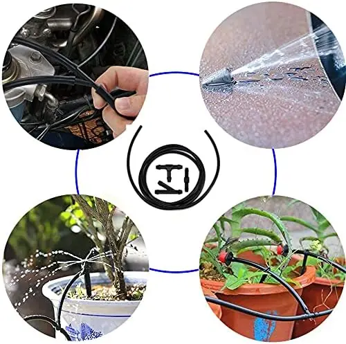 

1SET Car Windshield Cleaning Hose Kit With 4 Connectors For Connecting Car Water Pump And Nozzle Automobiles And Spare Parts