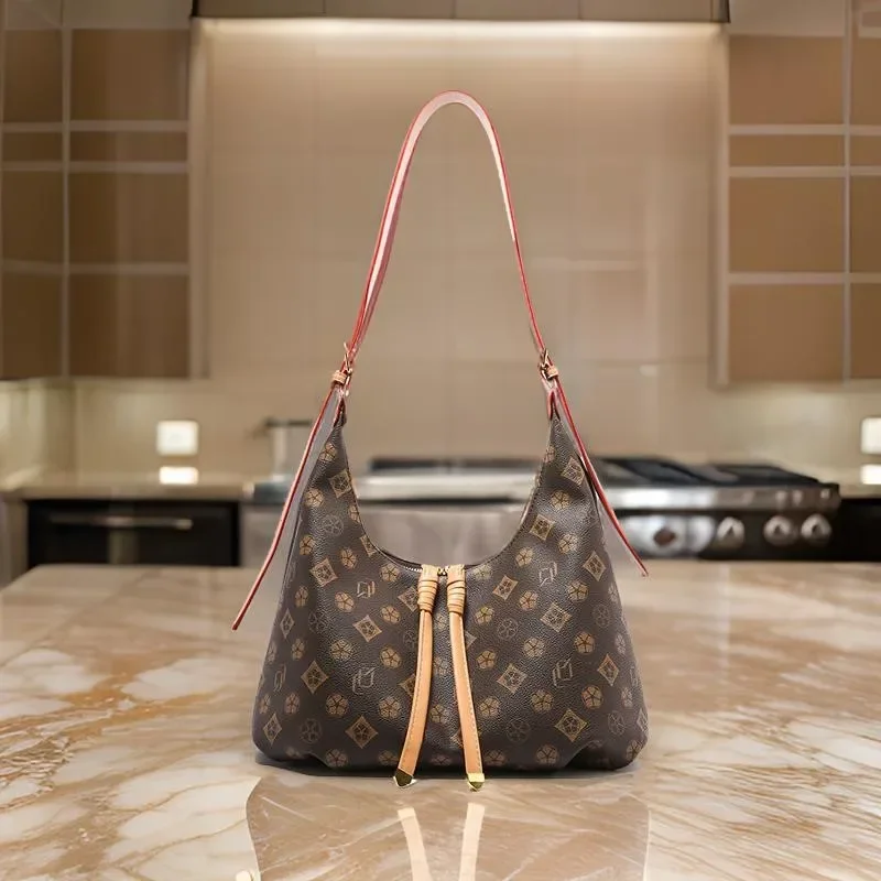 

Stylish Leather Crossbody Bag For Women Vintage Minimalist Messenger Purse Large Capacity Trendy Commuter Tote