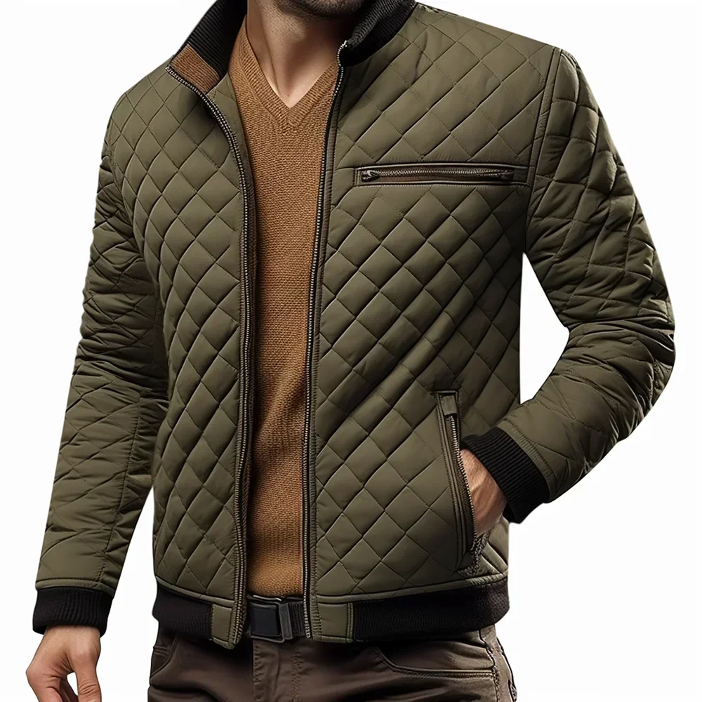 Chaquetas acolchadas ligeras Vintage para hombre