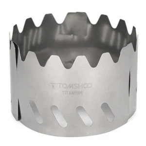 Tomshoo-Titanium Titanium-Gasherd Windschild, Ultralve-Rack, Para-Shrling-Unterstützung, Outdoor, Camping, Spaziergänge 6 Hauptverkäufe nautischer Gasherd - №1