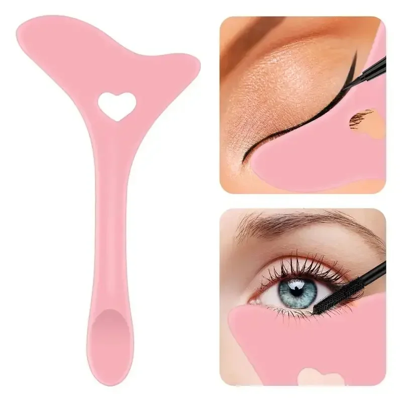 Moeiteloze gevleugelde eyeliner-stencilset - Precisie siliconen tips voor kattenoog, wenkbrauwpotlood en rokerige schaduwgids - herbruikbaar, tijd