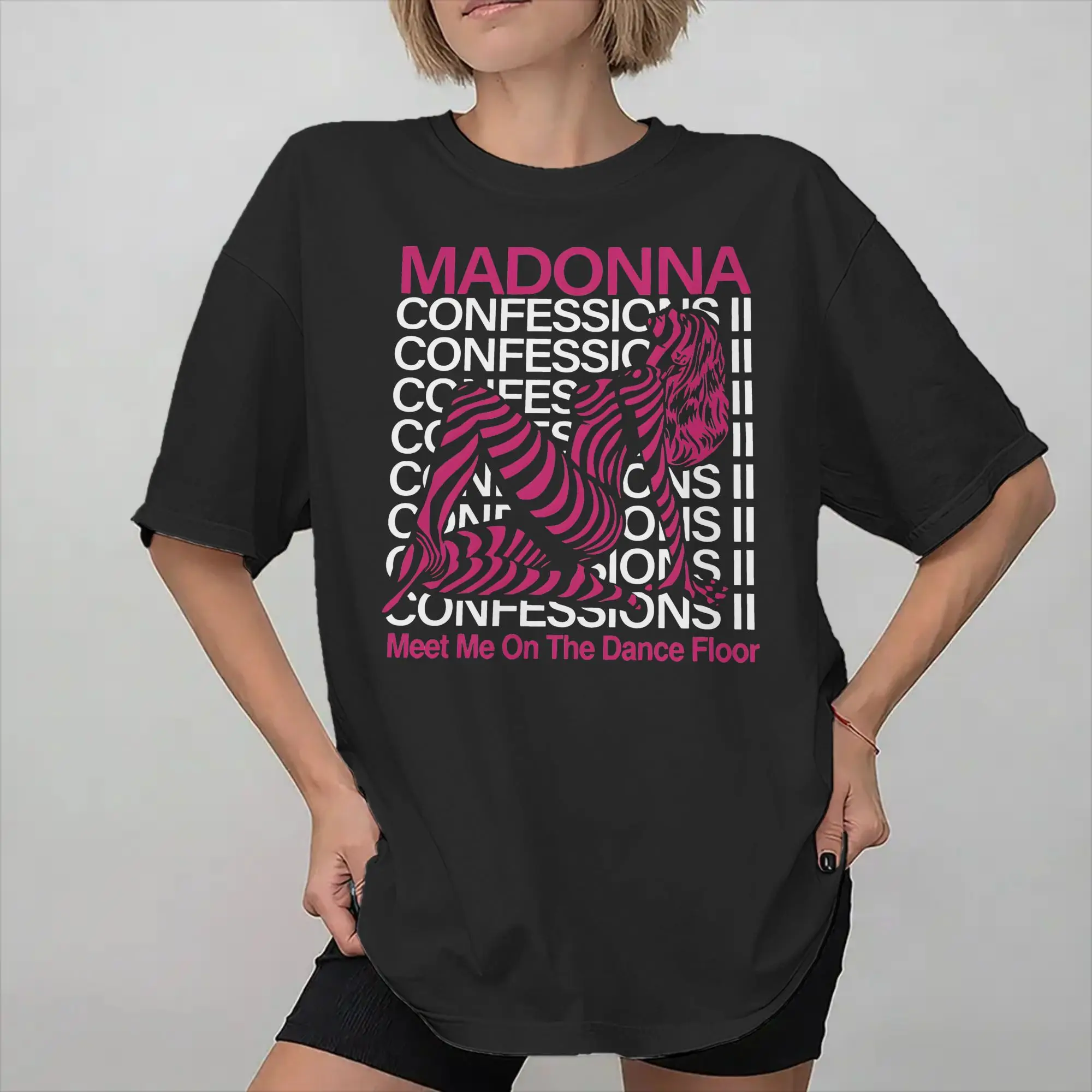 Men Women Print Madonnas CONFESSIONS II Tour 2026   Tee T Shirt Cotton  T-shirts Clothes