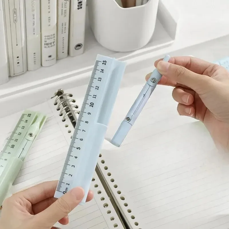 Multifunctional Compass Ruler Pencil Three-in-one Student-specific Exam Drawing Ruler for College Entrance Examination