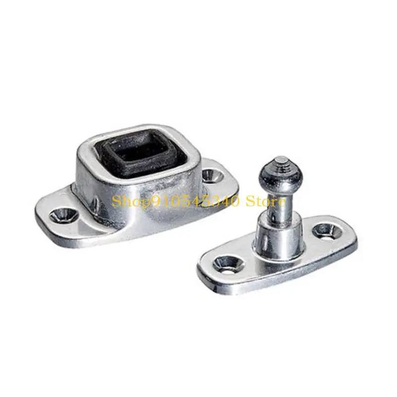 U2JA Alloy Rustproof Door Catches Holder Stopper with Anti Collision Buffer for Impact Protection During Door Operation