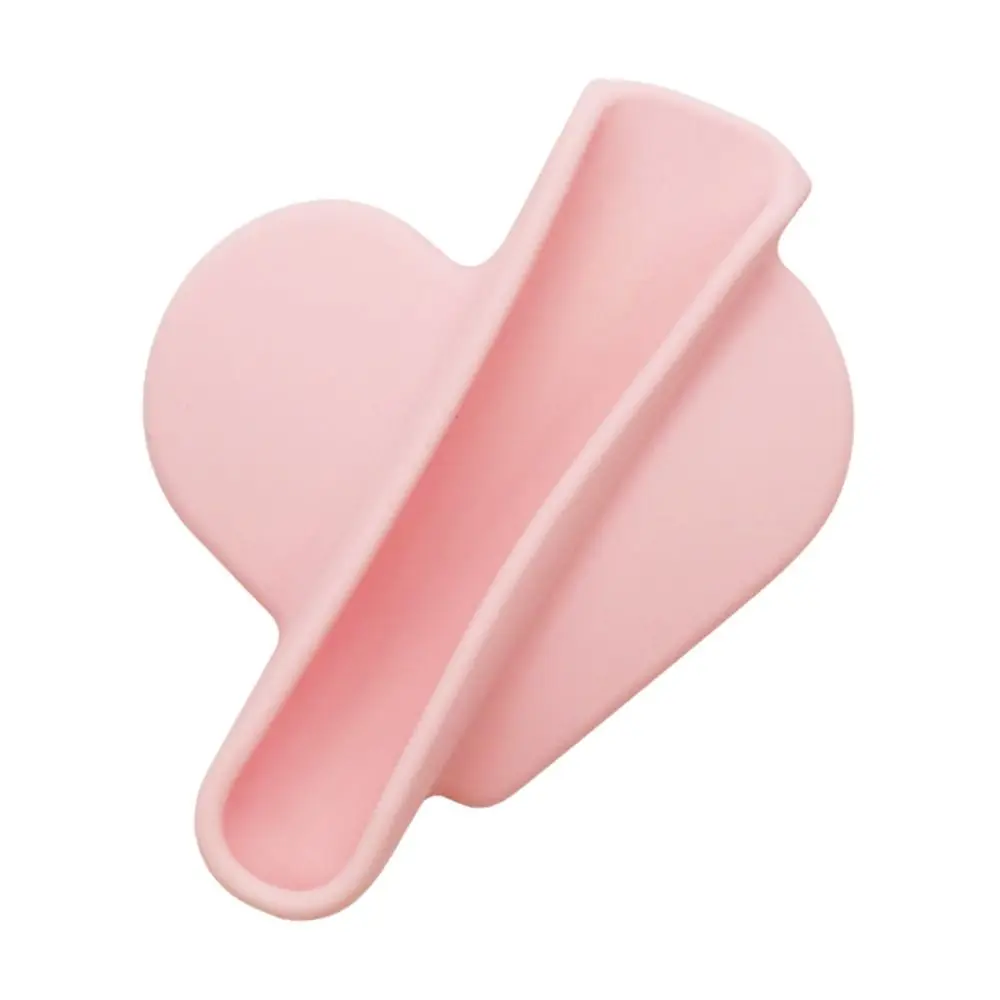 Silicone Phone Lipstick Holder Heart Shaped Stick Lip Glaze Back Stick Holder Accessories Mobile Phone Case Protective Case