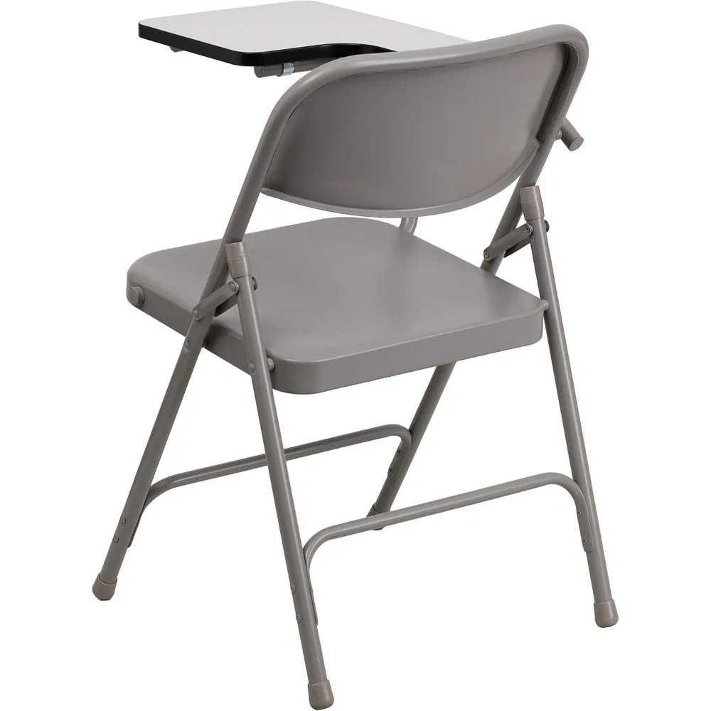 Ralph Premium-Klappstuhl aus Stahl mit Rechtshand-Tablet-Arm