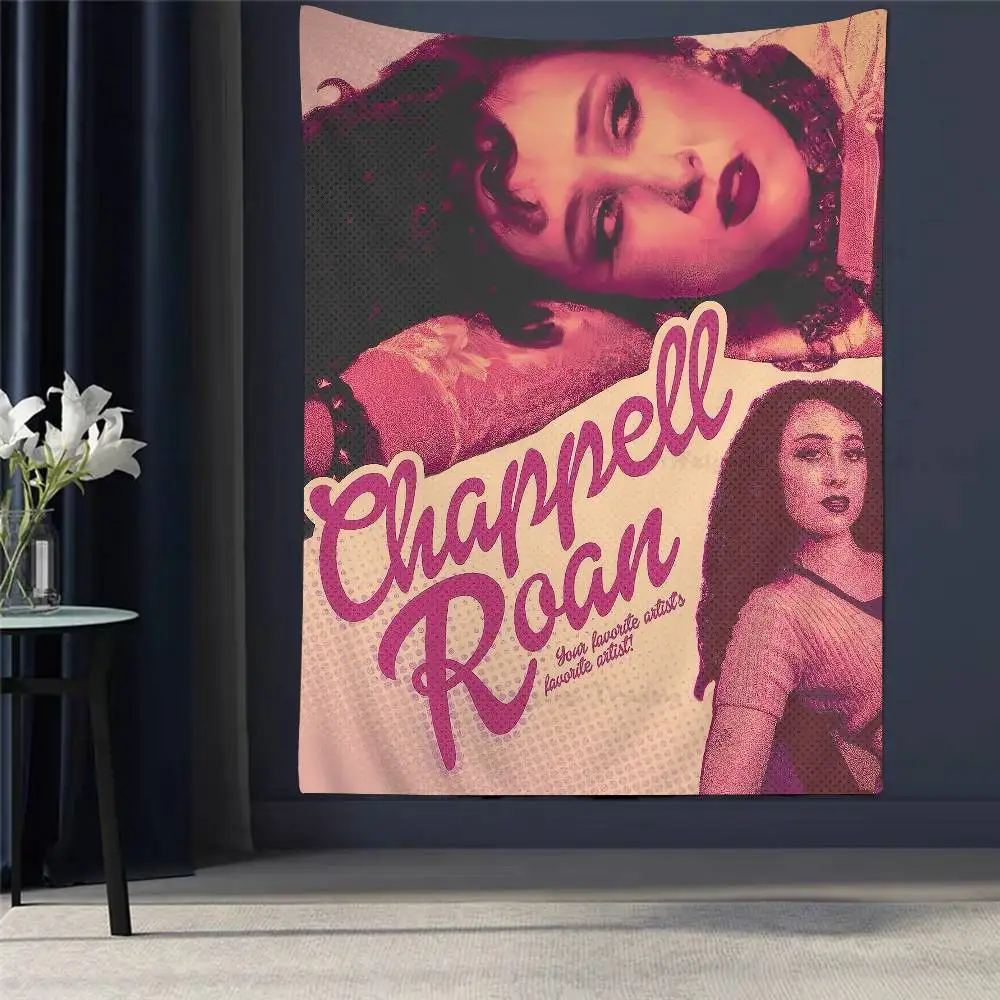 

Настенный гобелен Singer C-Chappell Music Album Roan DIY: Декор для комнаты в стиле научной фантастики, настенное искусство, украшение для дома