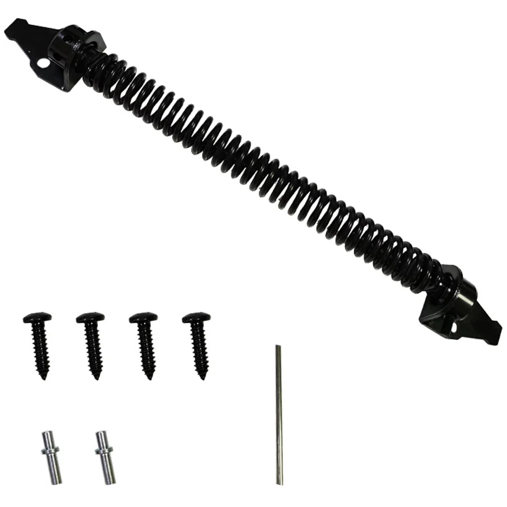 

Self Closing Door Spring Garage Springs Closer Gate Kit for Wooden Fence Auto Outdoor Closers Latches Metal Gates Carbon Steel