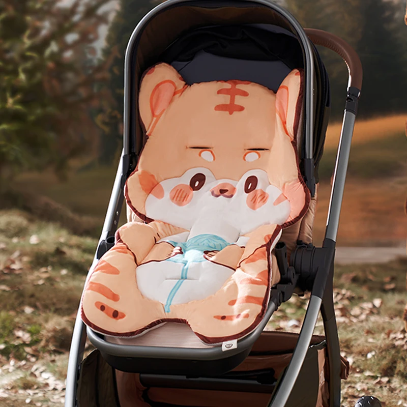 OUYUN Baby Stroller Seat Liner Cushion Warm Pad for Spring Autumn High Chair Mat Universal