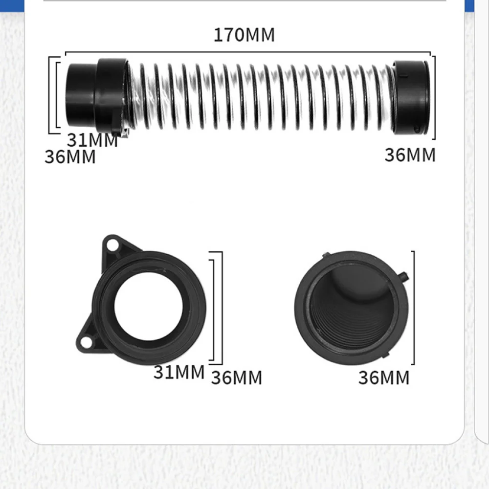 Сменный шланг, гибкая соединительная труба, 1/2 шт., гофрированная канализационная труба для Bissell 1,0/2,0, аксессуары для скруббера для пола