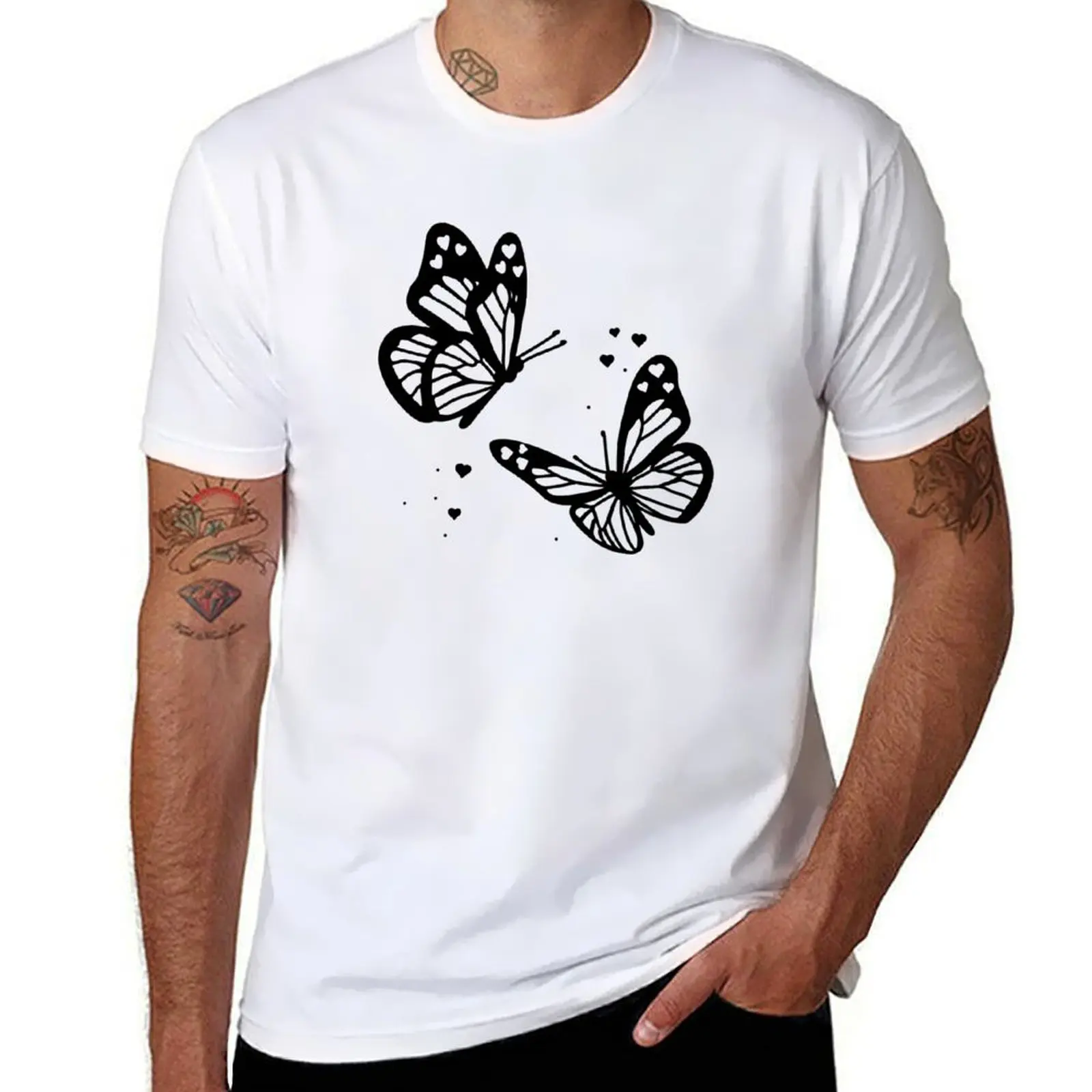 

shirt for T-Shirt man hearted shirts butterflies man t men designer g t