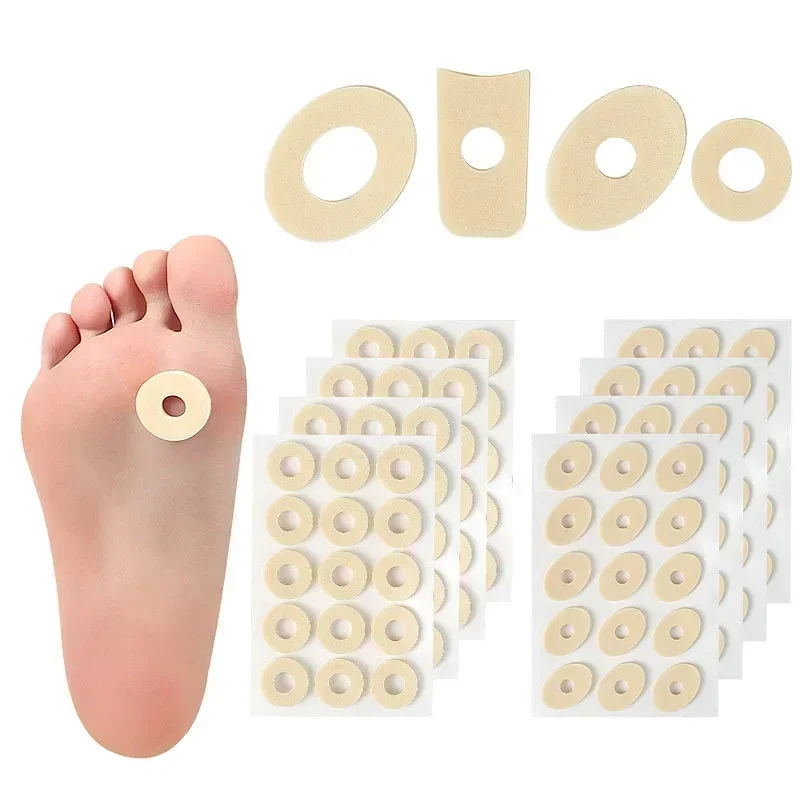 15PCS/Sheet Callus Cushions Shoes Heel Pad Foam Round Toe Foot Corn Bunion Protectors Pads 4 Types