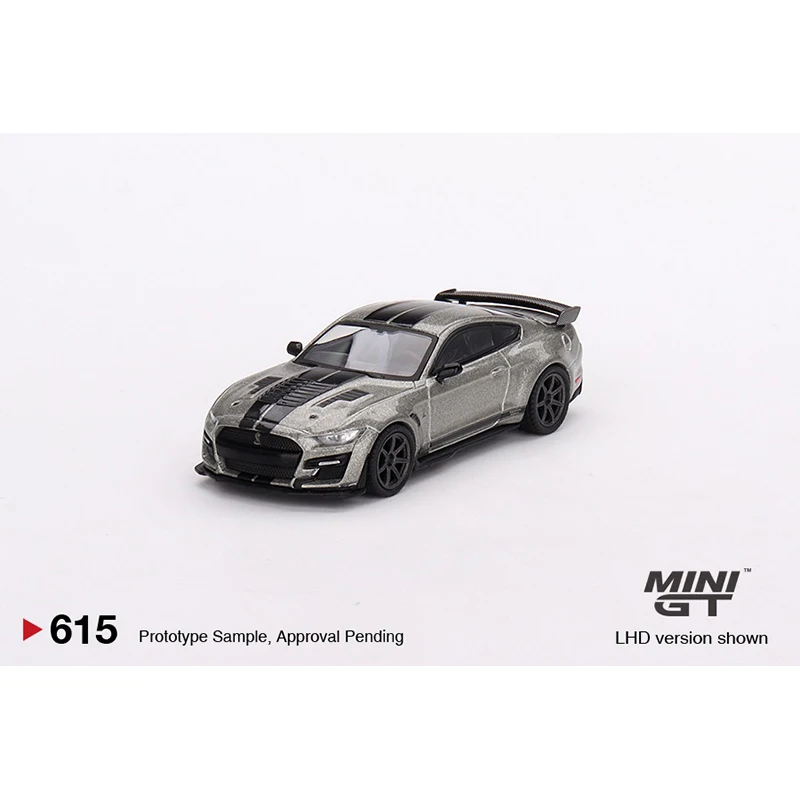 MINIGT 615 In Stock 1:64 Shelby GT500 SE Widebody Pepper Gray Metallic Diecast Diorama Car Model Toy