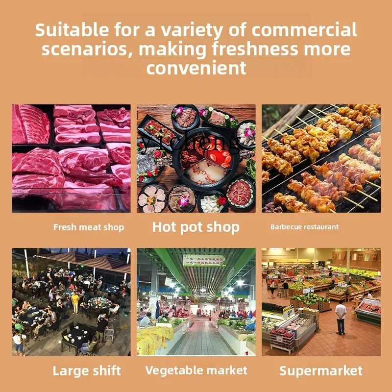 Vetrina refrigerata per frigorifero con batteria mobile per triciclo congelato per barbecue congelatore Zz