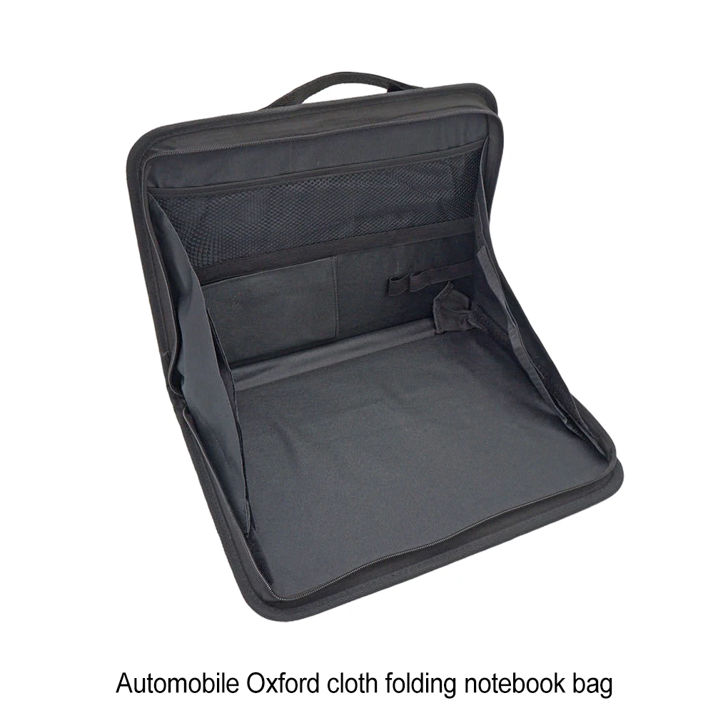 Black Car Eating Work Table With Organiser Convenient And Practical Multifunctional Oxford Fabric