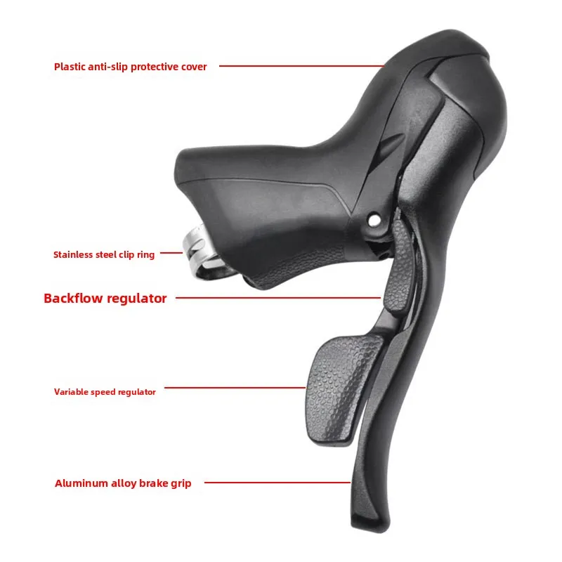 Multi-functional Road Bicycle Hand Shifter Brake 7/8/9/10 Speed Universal for Drop Handlebars High-performance and All-purpose