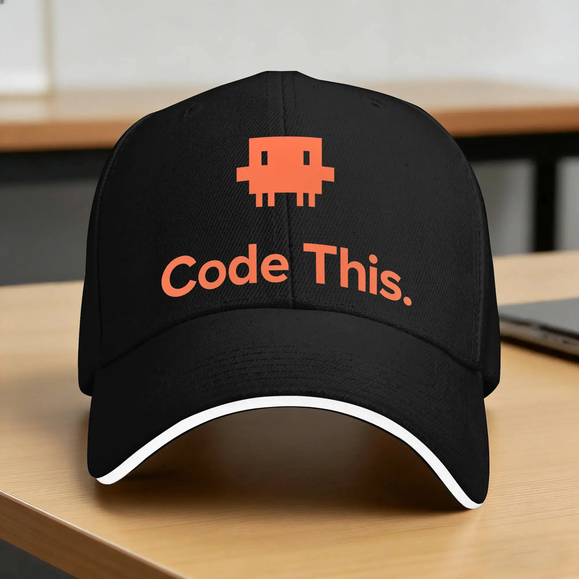 3d Orange Cube Ananx1 Ai Agent Character Claude Baseball Cap Fitted Retro Hip Hop Hats Summer Men Adult Running Baseball Caps