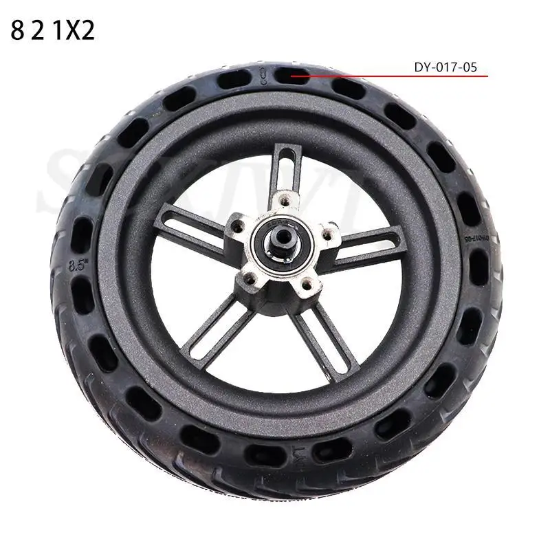 For Xiaomi Electric Skate Board Off-road High Quality 8 1/2X2 Rear Wheels Pneumatic Tyre Durable Rubber Solid Tire Wheel Rims