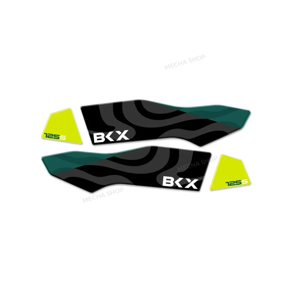 For Benelli BKX 125S 2026 Hand Guard Fairing Decal Motorcycle Accessories 3D Resin Sticker Protection Kit 6