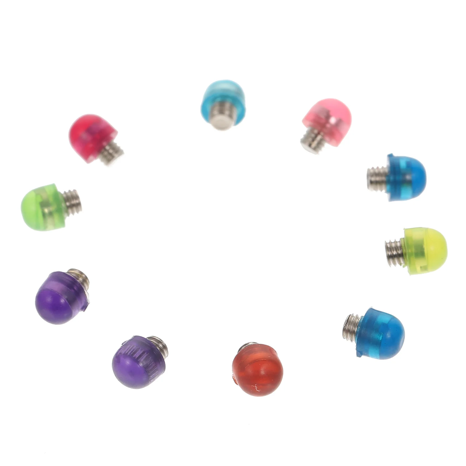 

10Pcs Scissors Silencers High Transparent Durable Plastic Noise Eliminating Scissor Mufflers for Hairdressing Pet Haircutting