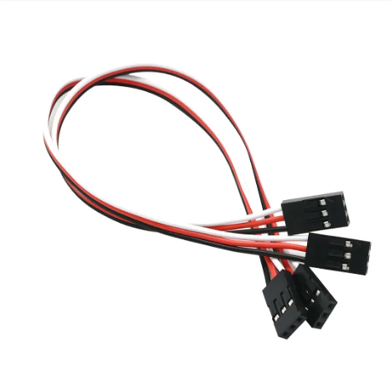 10pcs 100mm 150mm 200mm 300mm 500mm Servo Extension Cord Male To Male For Jr Plug Servo Extension Lead Wire Cable 10cm