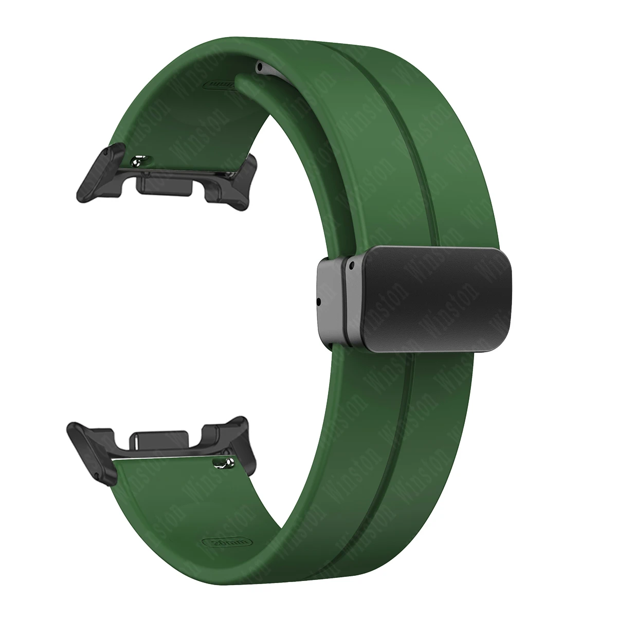 Silikonarmband für Samsung Galaxy Watch 8 40 mm 44 mm 8Classic 46 mm Magnetschnallenband für Galaxy Watch Ultra 2025 47 mm Armband