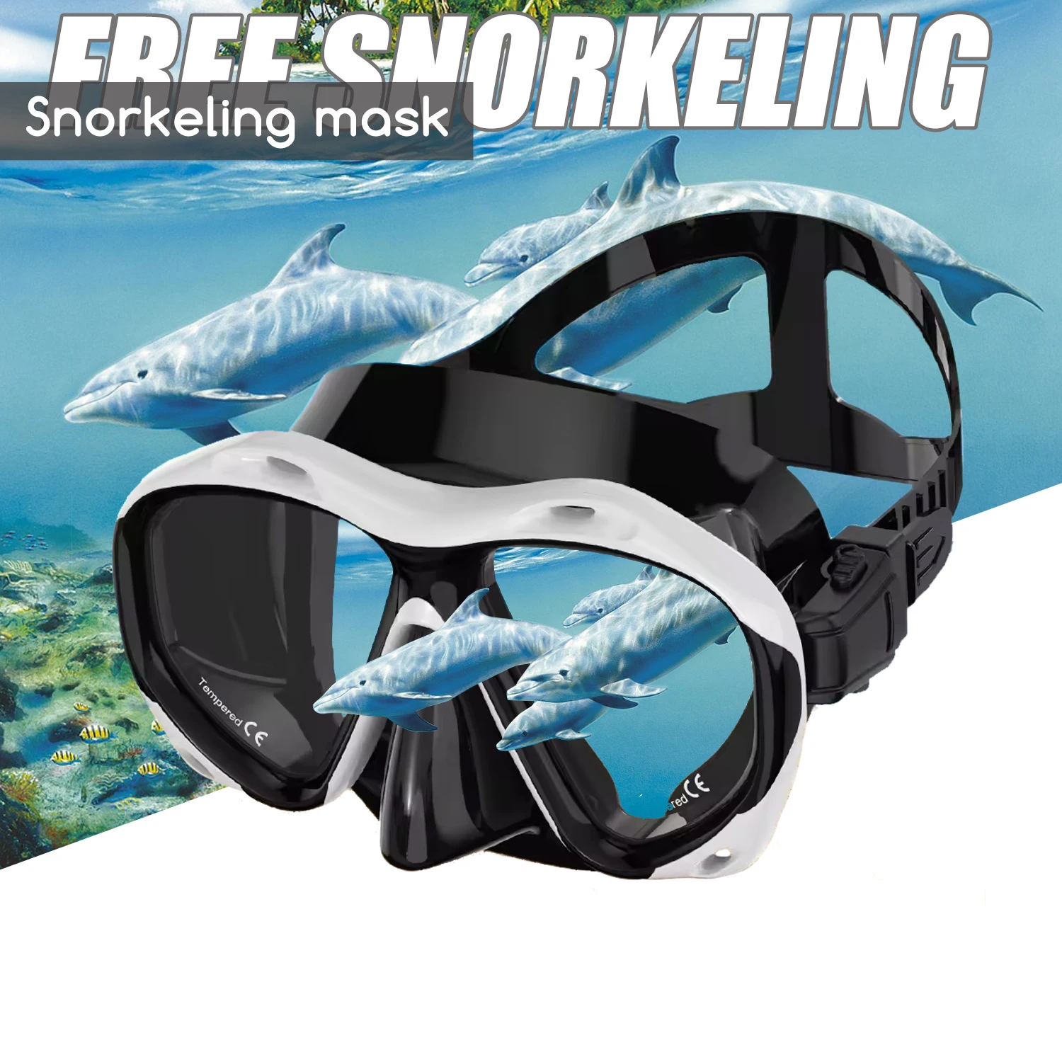 

Large Frame Swimming Goggles For Adults High Quality Panoramic Antifog Swim Glasses Waterproof HD Swim Eyewear Swim Equipment