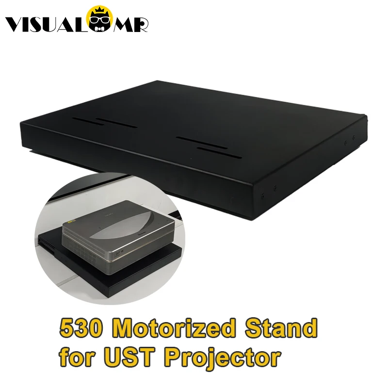 

Горячая подставка для проектора V-530 UST, моторизованная опора, поддержка полки для ТВ-стола Laver, ультракороткофокусный кронштейн для полки проектора