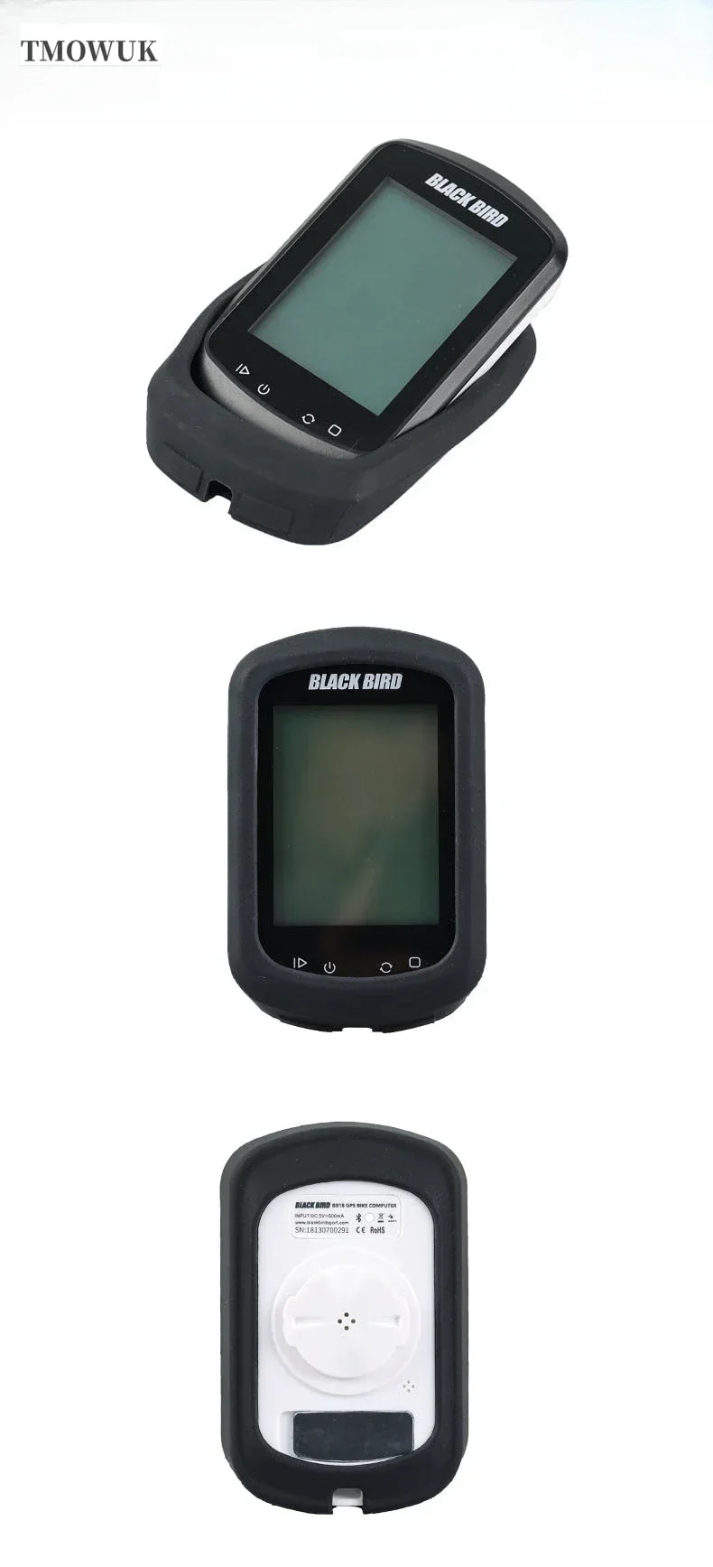 

For Blackbird BB18 Bb18 Silicone Protective Cover Bicycle Computer Screen Film Protective Case Anti-fall Scratch Resistant GFHO