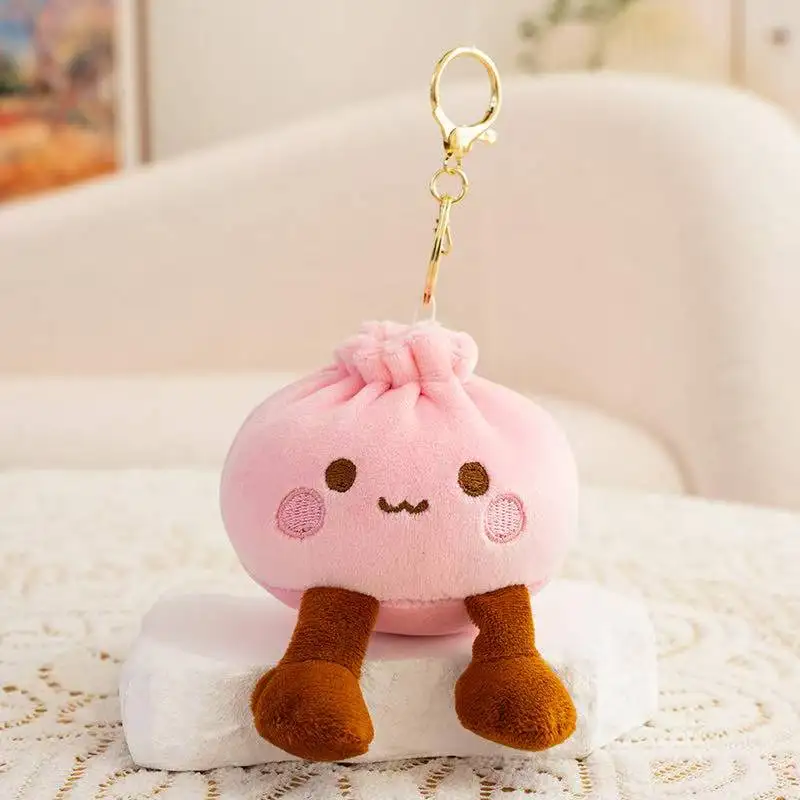 Dernière poupée pendentif petit Animal chignon mignon Kawaii peluche jouet fait à la main poupée dessin animé cadeau poupée de noël pour les amis