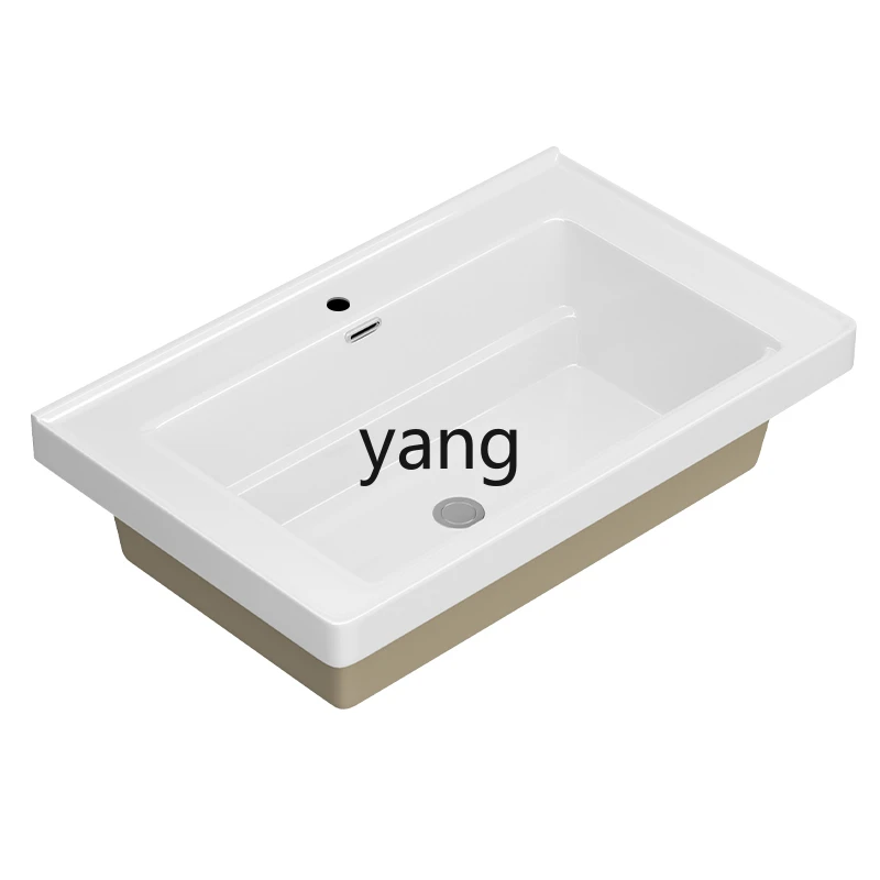 

I'm washbasin on the laundry pool counter semi-recessed ceramic countertop basin