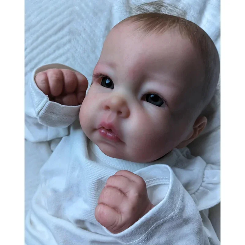 20inch Reborn Baby Doll Luca with Soft Body Lifelike The Newborn Baby Doll with Hand Painted Hair