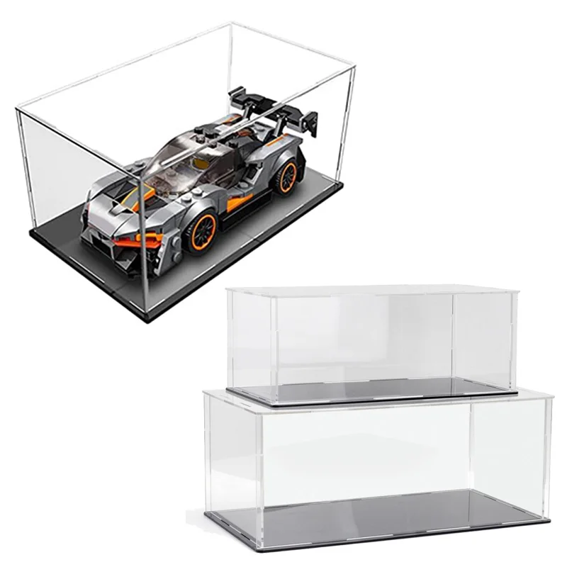 1/24 1/18 Car Model Display Box Transparent Case Acrylic Dustproof Car Model Storage Organizer Figures Toy Collection Showcase