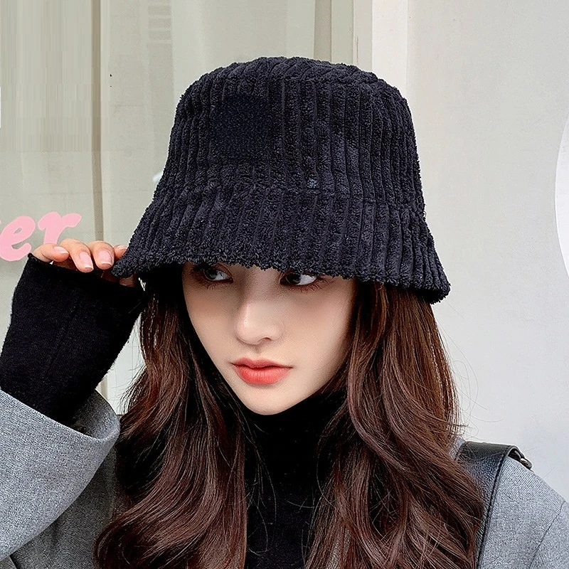 

Women Bucket Hat Fashion Cotton Two Side Wearing Bob Hat Chapeau Wholesale Fishermen Cap UV protection Visor Hats