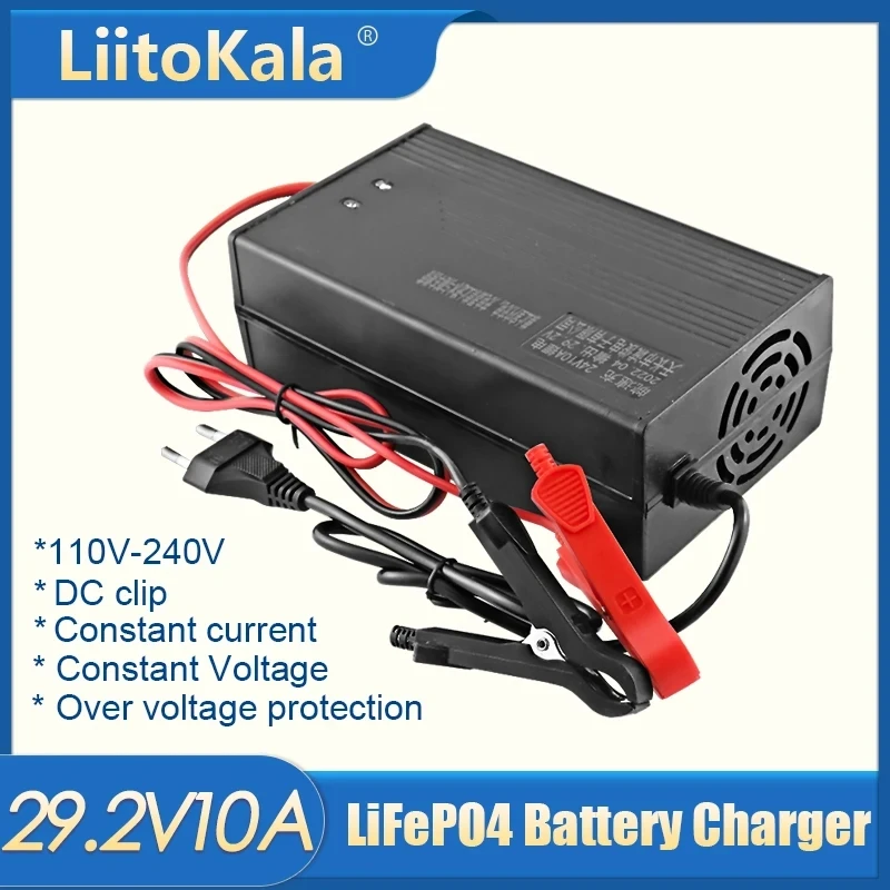 LiitoKala LiFePO4 12V 4S 14.6V 8S 29.2V 12S 43.8V 16S 58.4V LiFePO4 Batterieladegerät