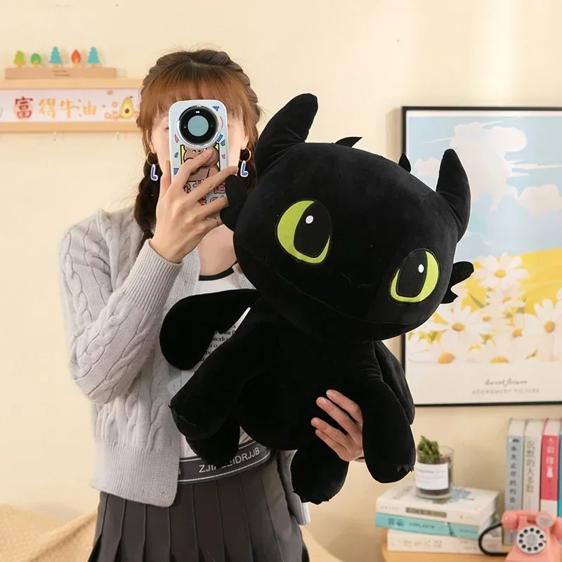 

Hot Sale How To Train Your Dragon Anime Figures Toothless Plush Doll Toothless Plush Toy Room Children Toy Kawaii Birthday Gifts