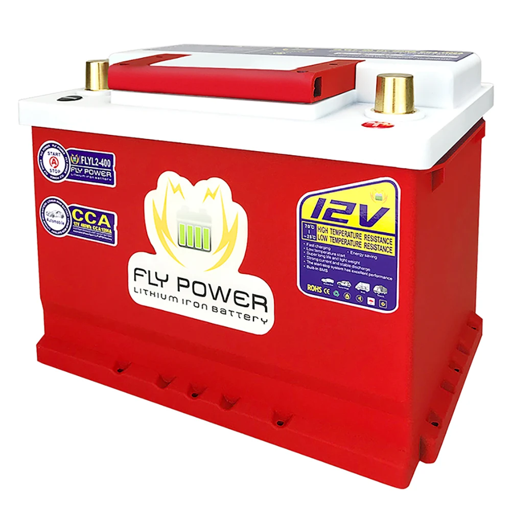 L2-400 12.8V 40AH CCA 1200A avviatore di emergenza ad alta potenza auto LiFePO4 BMS integrato protezione della tensione batteria di avviamento al