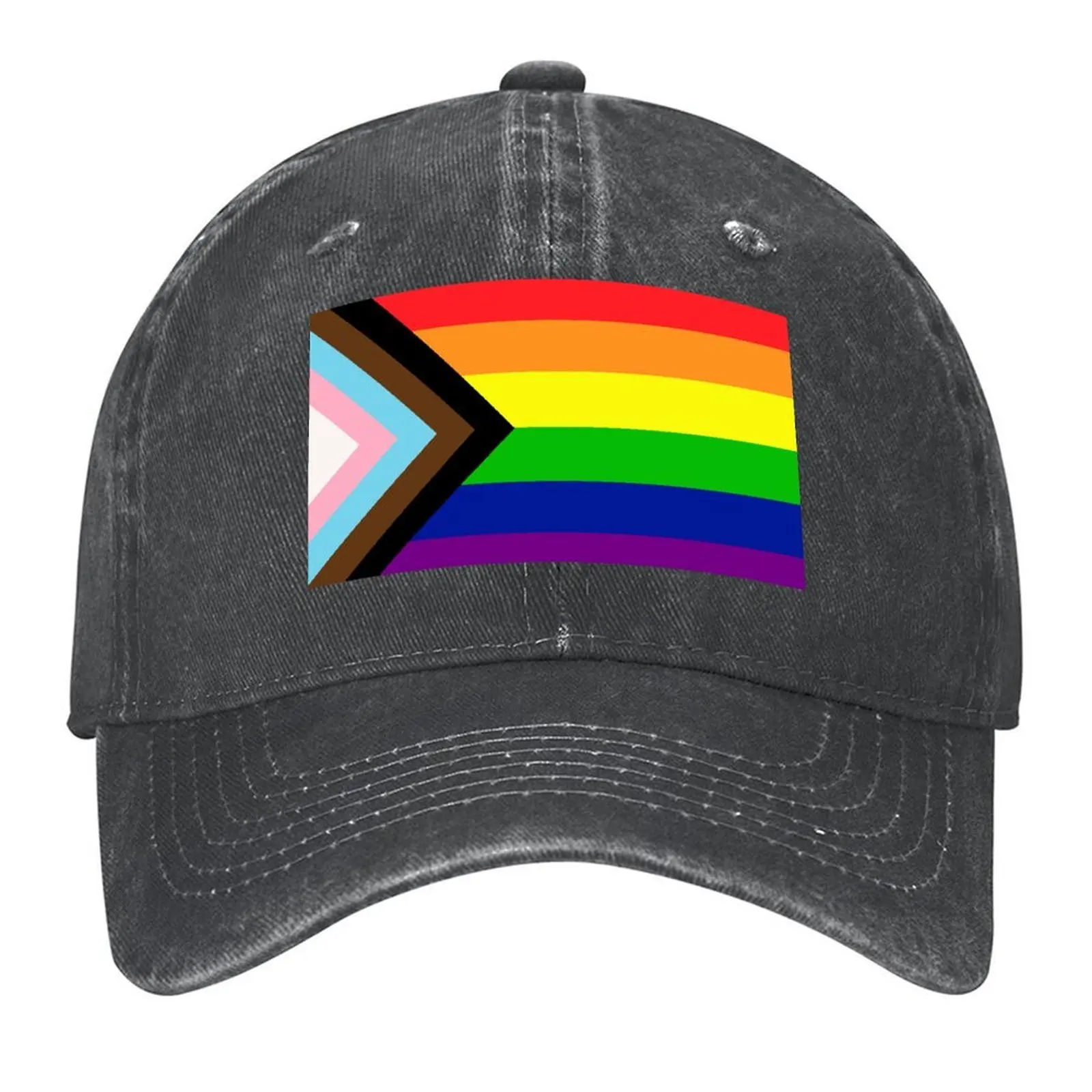 

Progress Pride Flag Baseball Cap Sports Cap golf hat genuine funny hat Hat Baseball Cap Men's Luxury Women's