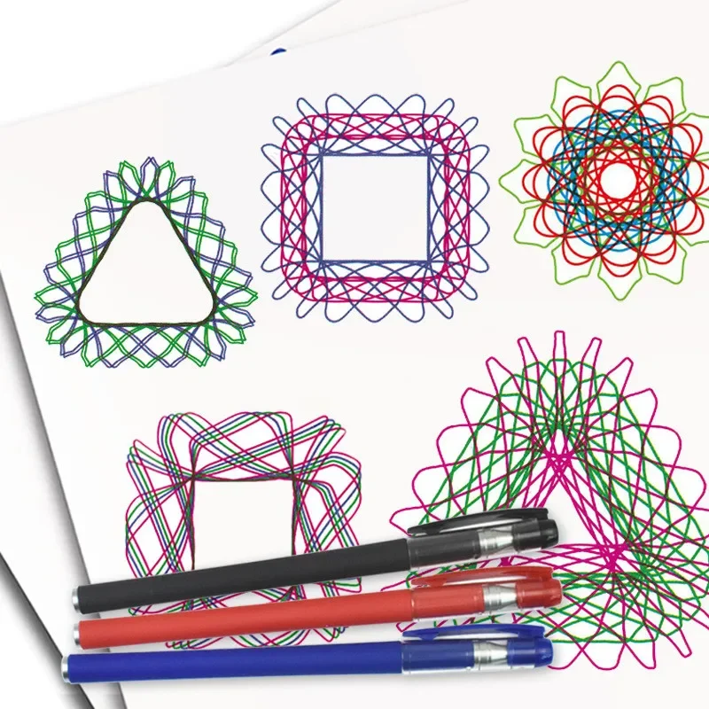 Multi-function Painting Spirograph Geometric Special-shaped Ruler Drafting Tools Students Drawing Toy Children Learning Art Tool