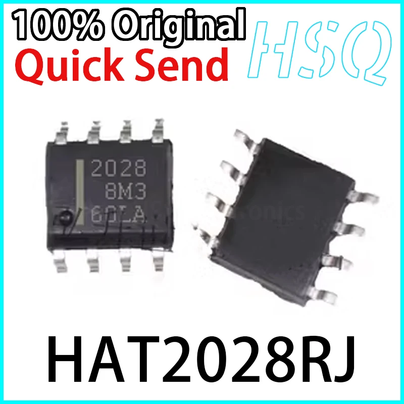 10PCS HAT2028RJ Screen Printing 2028 Packaging SOP8 Field-effect Transistor