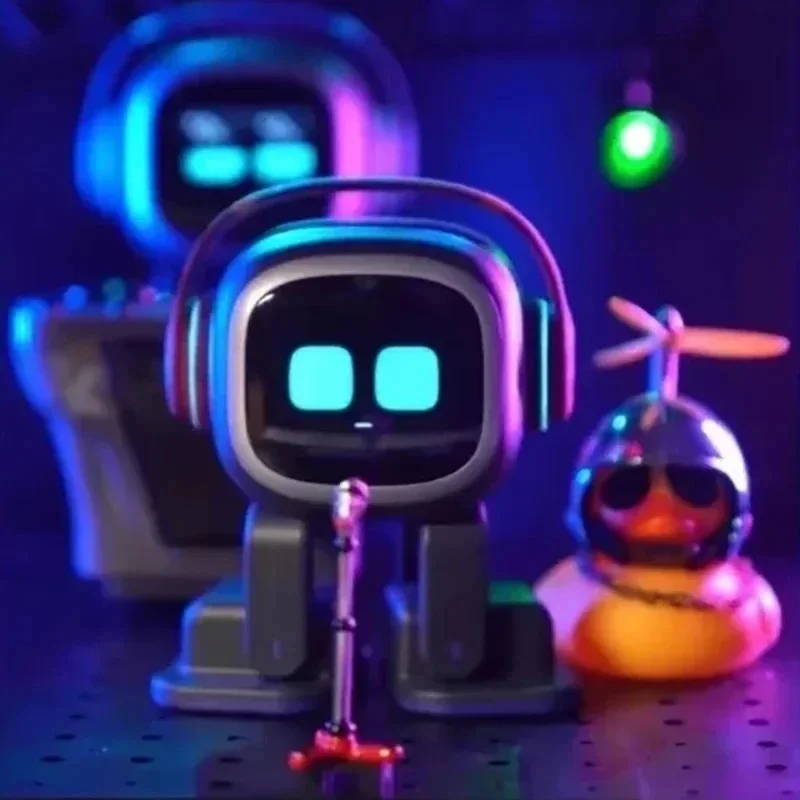 AI EMO Companion Robot Toy Voice Recognition Emotional Communication Electronic Pet for Kids & Adults