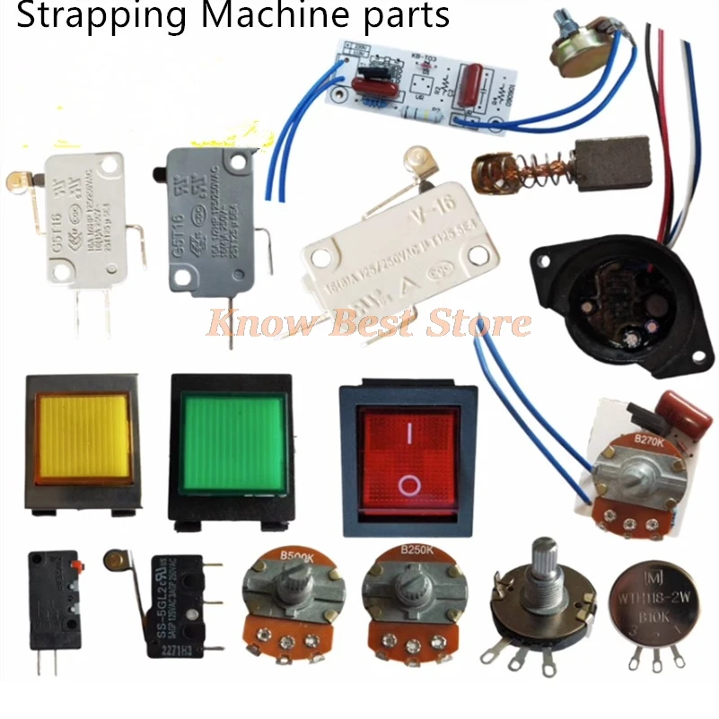 1PCS Wrapping Machines UNIVERSAL Semi-Automatic Strapping Machine Packaging Microswitch Potentiometer Temperature Control Sensor