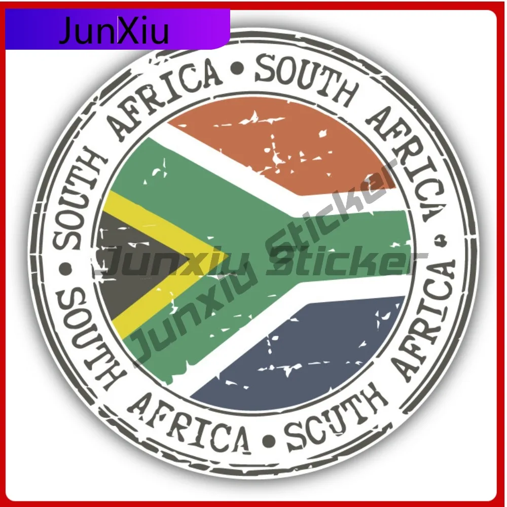 

South Africa World Flag Creative Sticker Stamp Car Decal Bumper Stickers Cool Style Car Use For Rear W Car Accessories Anti S