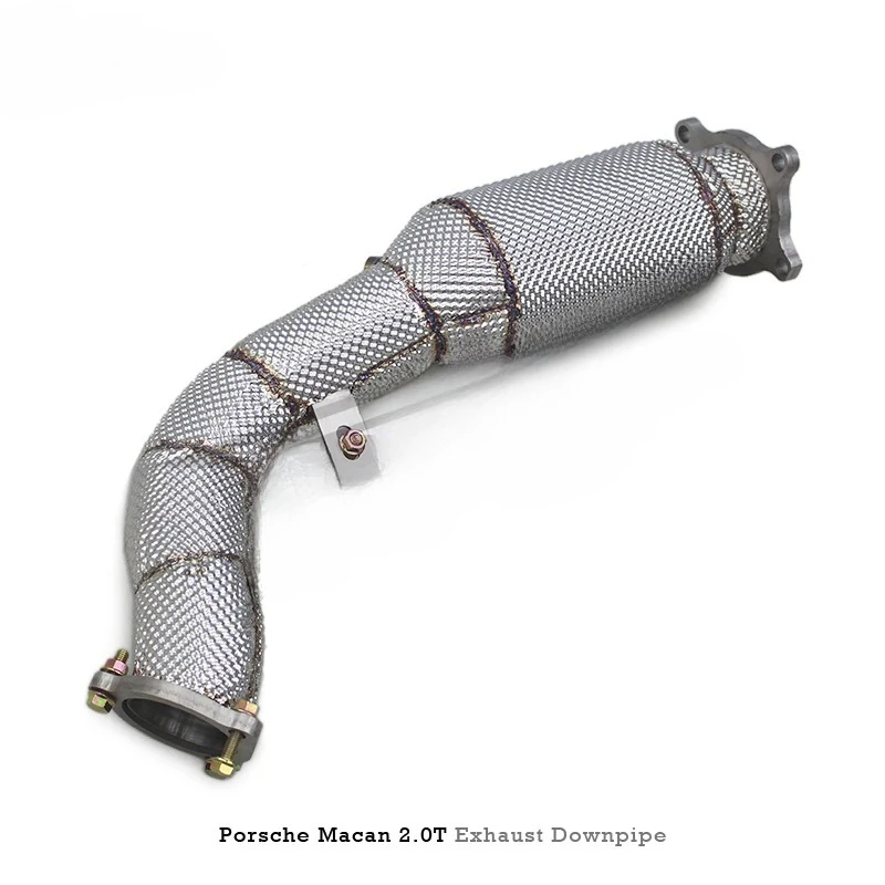 رائجة البيع OBM العادم النازل ل 1 ماكان 2.0T 2013-2018 الفولاذ المقاوم للصدأ النازل مع محفز العادم الأنابيب سيارة العادم S #3