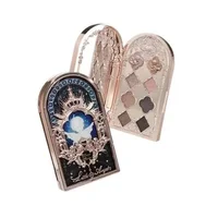 Paleta de sombras de ojos Little Angel Flower Knows, paleta de maquillaje con purpurina para ojos, sombra de ojos de 9 colores de larga duración para niñas y mujeres