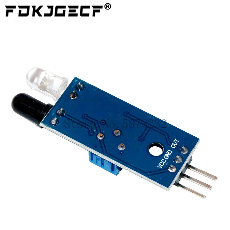 IR Infrared Obstacle Avoidance Sensor Module for Arduino Smart Car Robot 3-Wire Reflective Photoelectric