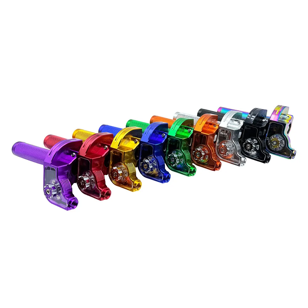 Universal CNC Aluminum Motorcycle Accelerator 7/8'' 22mm Handlebar Throttle Twist Grip Twister For Moped Scooter Dirt Bike ATV