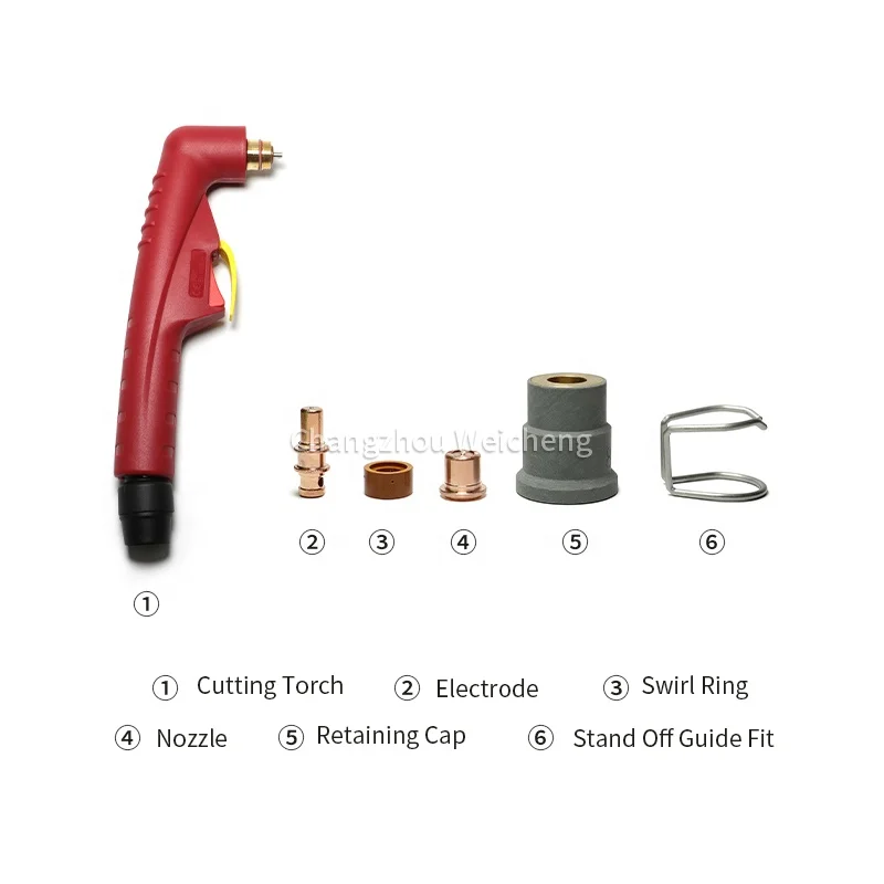 트라피멧 공냉식 플라즈마 토치 A81 LT81 플라즈마 절단 수동 토치 헤드 PF0140
