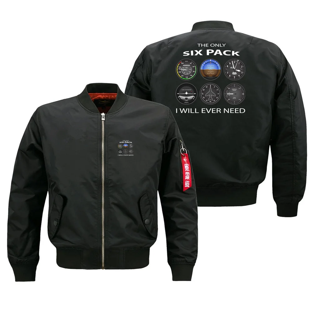 The Only Six Pack Aviation Pilots Ma1 Bomber Jacket Coats for Men Outdoor Military Man Baseball Jacket